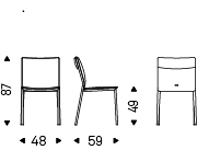 Desen tehnic pentru Scaun standard