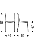 Desen tehnic pentru Scaun standard