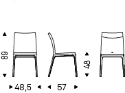 Desen tehnic pentru Scaun standard