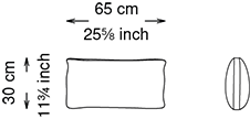Desen tehnic pentru 65x30