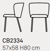 Scaun Betty Cb 2334 4