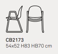 Scaun Academy CB2173 3