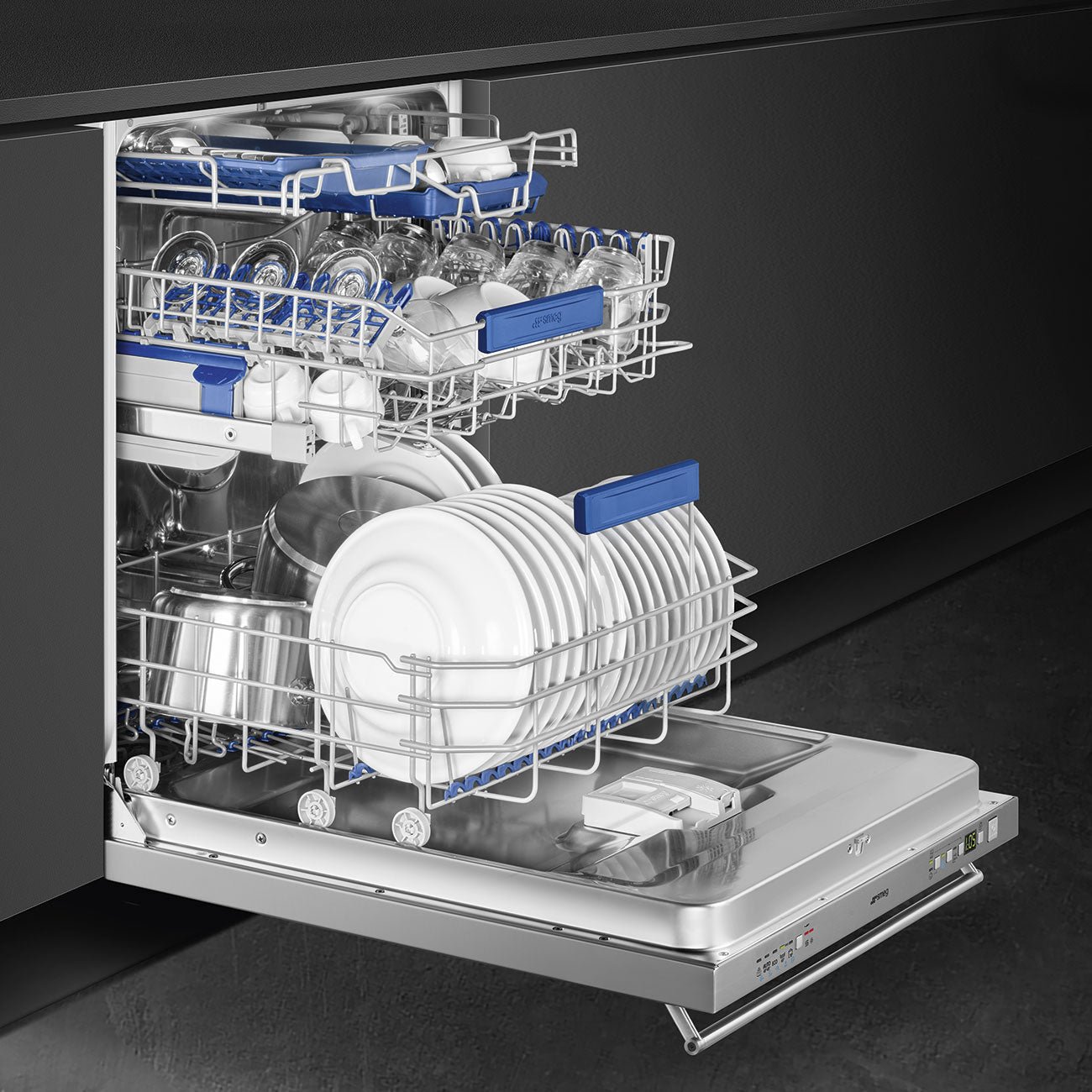 Masina de spalat vase incorporabila Smeg STX32BLLC 3