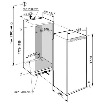 Frigider incorporabil Liebherr IRBdi 5150 4