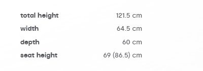 Scaun de bar  COCOON  CS2230 BI 3