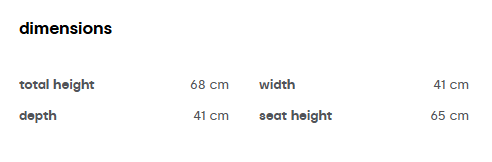 Scaun de bar  FIFTIES CS2006 MTO 6