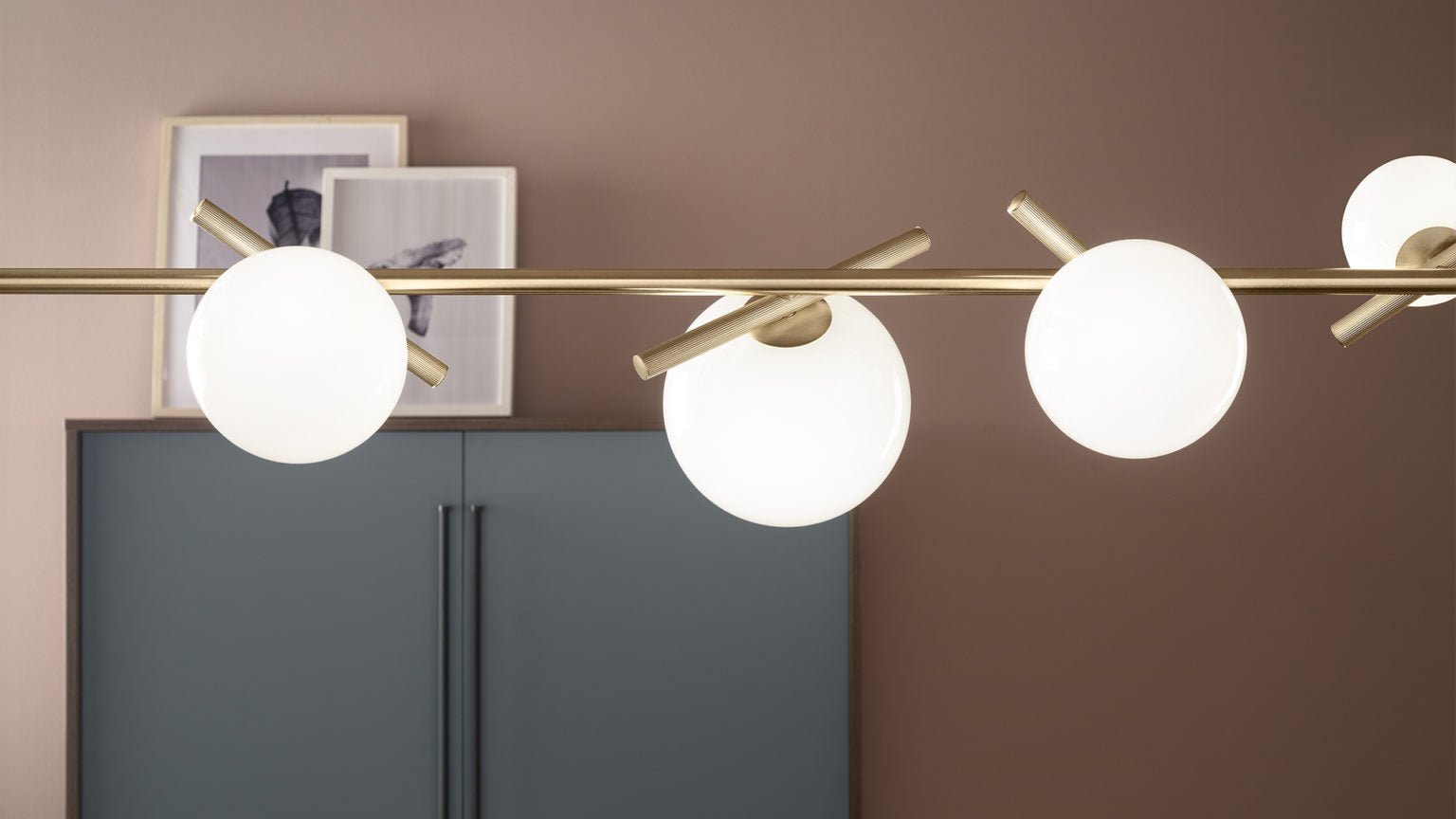 Masiero Candelabru Posy Liniara cu 3, 4 sau 6 Becuri 2