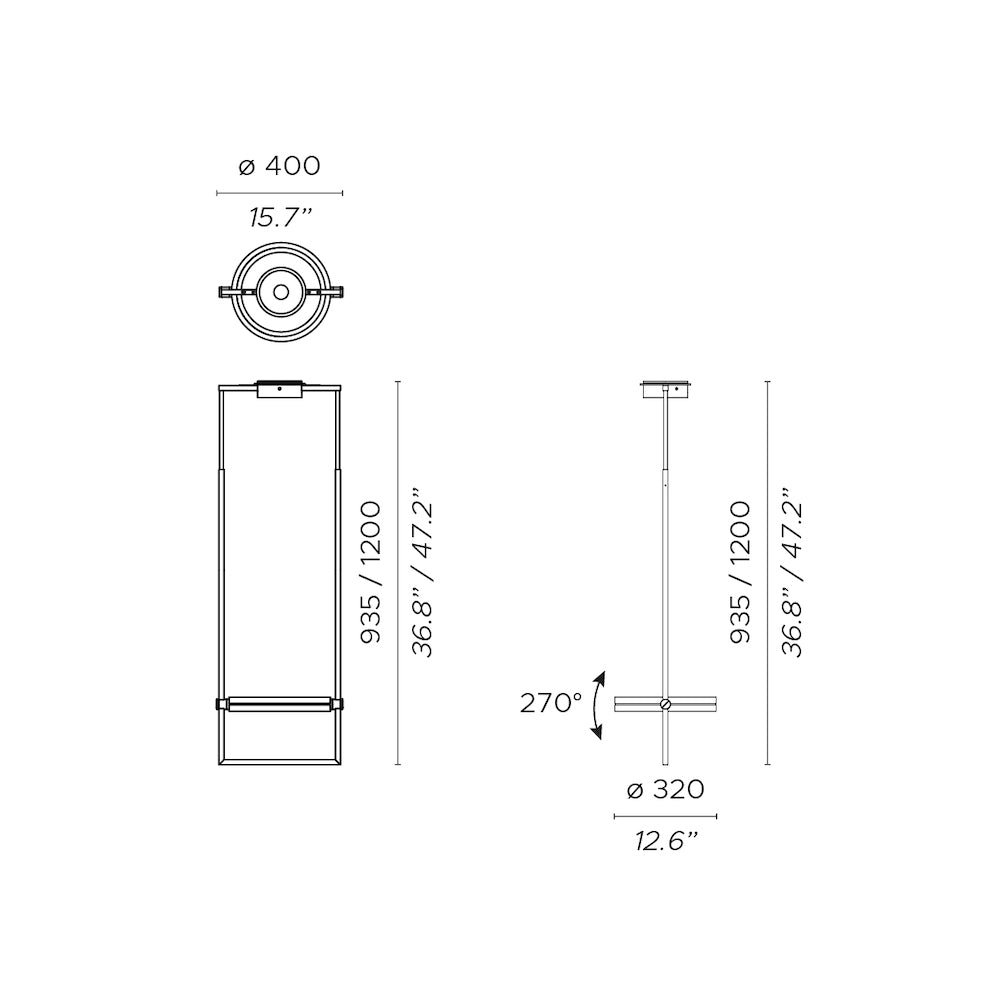 Contardi Candelabru Suspendat Dorian So Small 5
