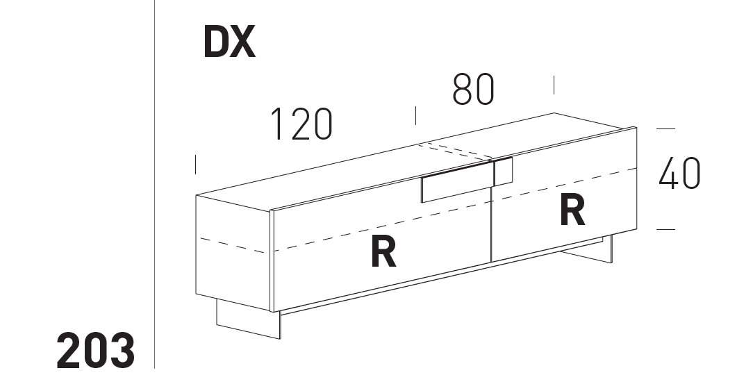Comoda de living Ginevra 7