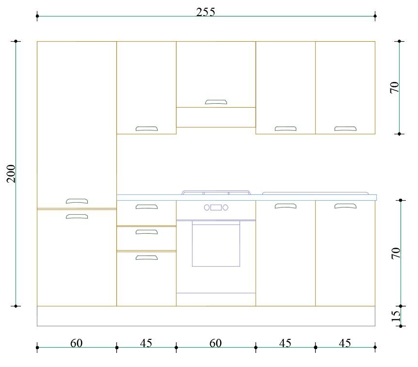 Bucatarie model Mika-Smart 8