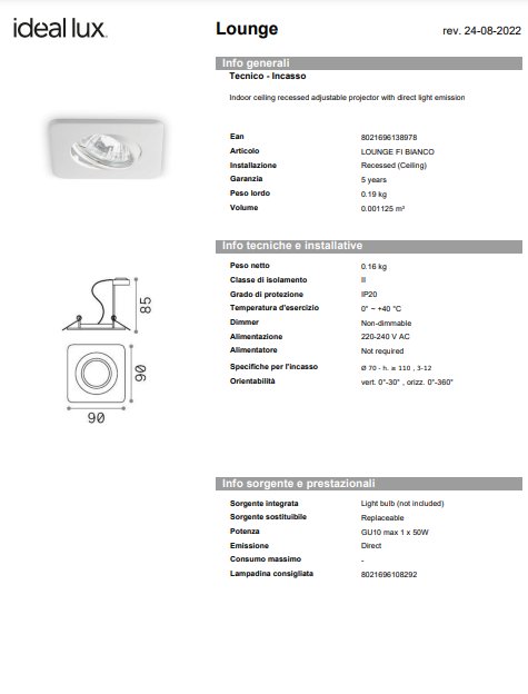 Ideal-Lux Spot Lounge FI - Iluminat Interior Modern 4