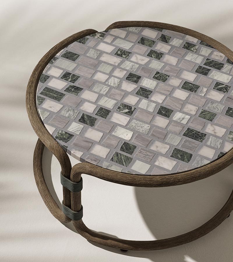 Masuta de cafea de exterior Rotin