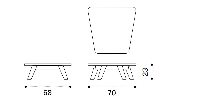 Masuta de cafea pentru exterior Rafael 4