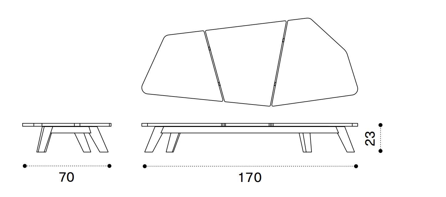 Masuta de cafea pentru exterior Rafael 4