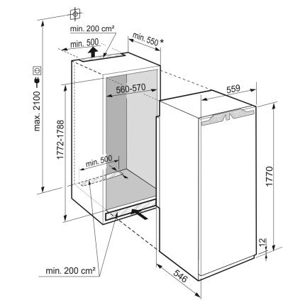 Frigider incorporabil Liebherr IRBci 5170 4