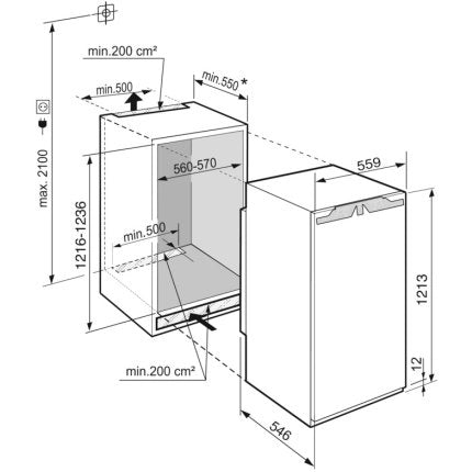 Frigider incorporabil Liebherr IRBd 4171 5
