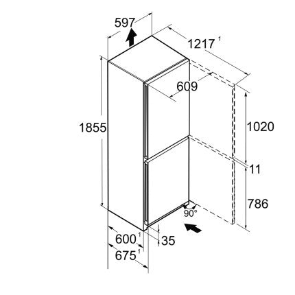 Combina frigorifica Liebherr CBNbbd 5223 10