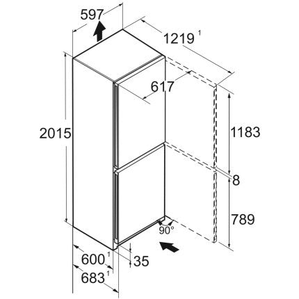 Combina frigorifica Liebherr CNgwd 5723 9