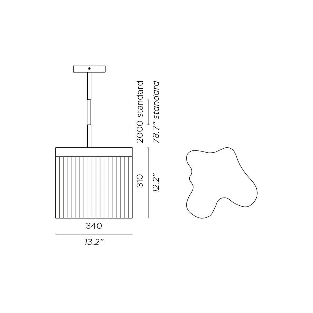 Contardi Candelabru Arcipelago Suspensie Design Modern 3