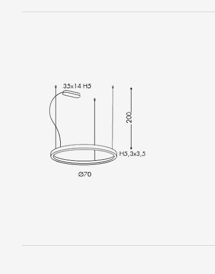 Teamitalia Candelabru Suspendat Bella Home 8