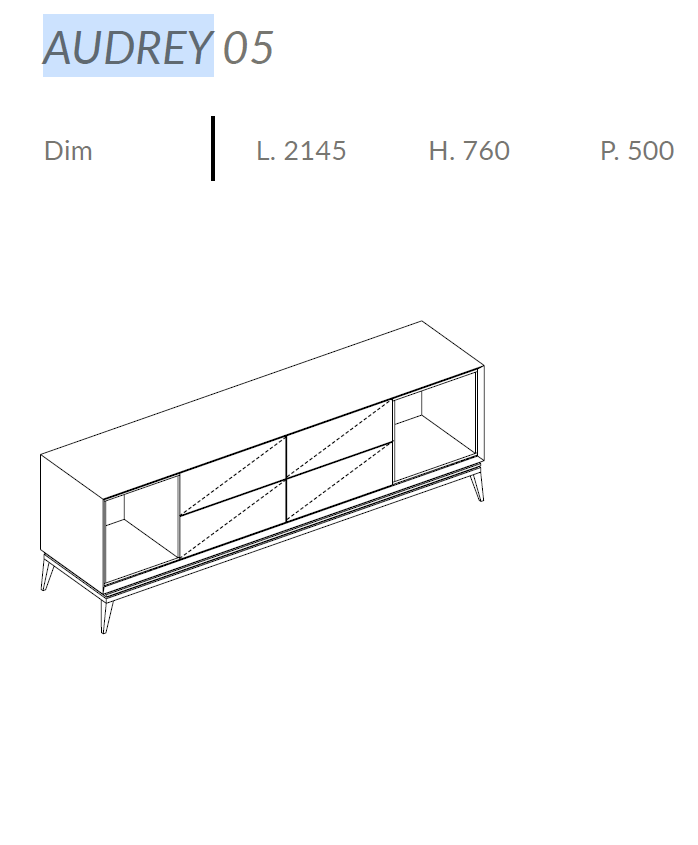 Comoda de living Audrey 11