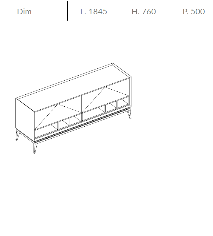 Comoda de living Audrey 7