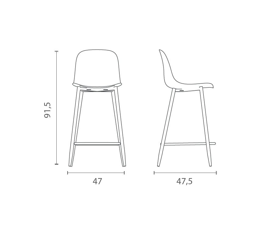 Scaun de bar Frida 5