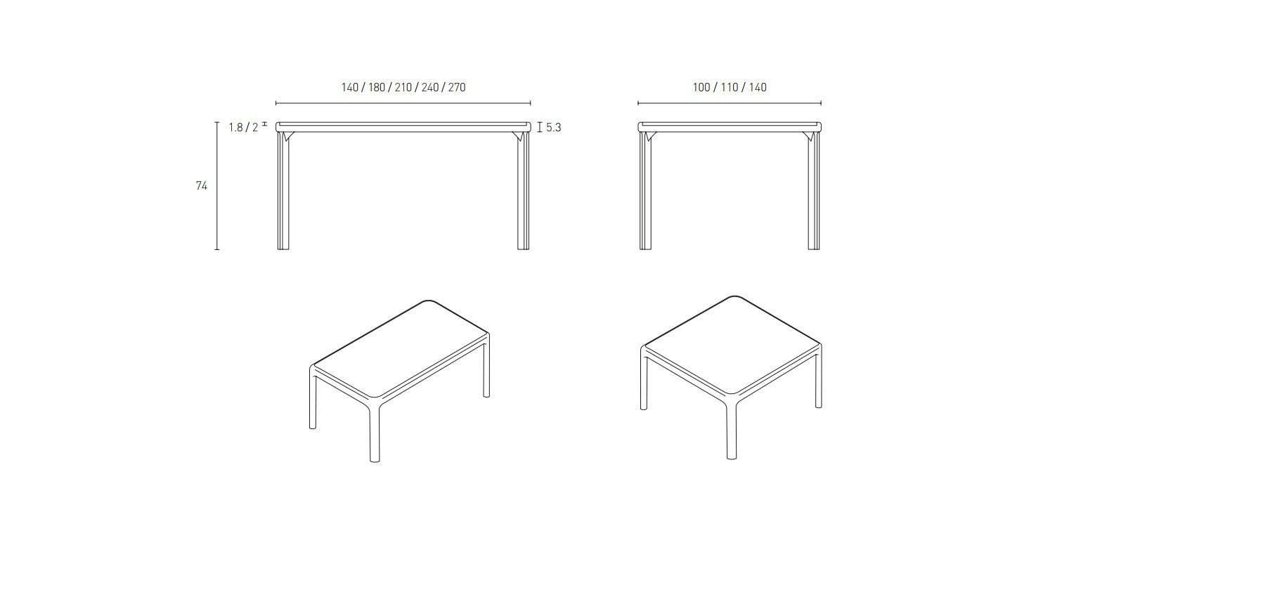 Masa de dining Inari 7