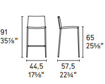 Scaun de bar  AIDA  CS1821 3